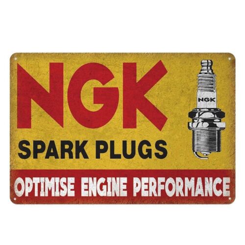 Spark Plug - لوحة حائط بتصميم عتيق لشمعات الإشعال