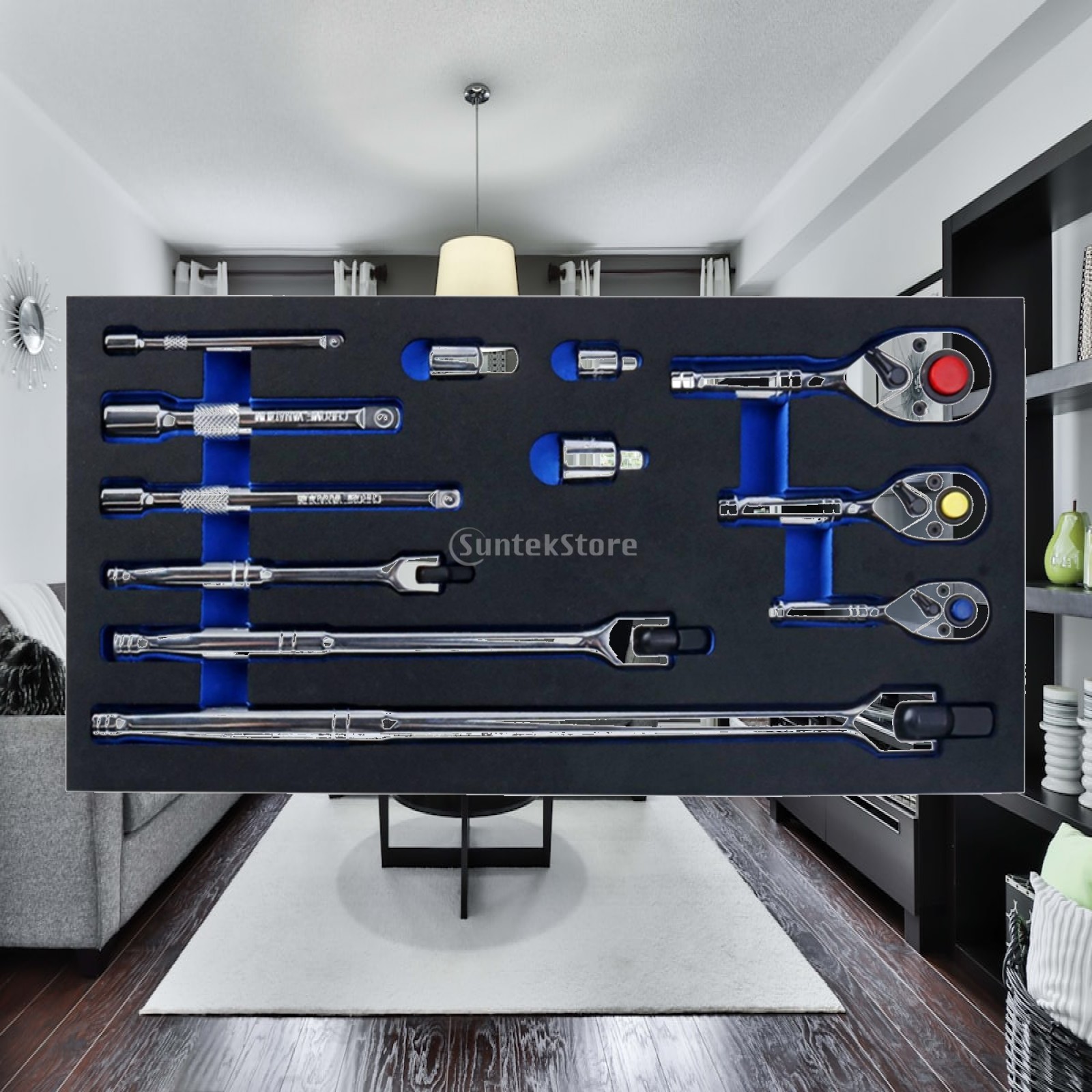 Socket Set - مجموعة أدوات متنوعة تتضمن 12 قطعة،