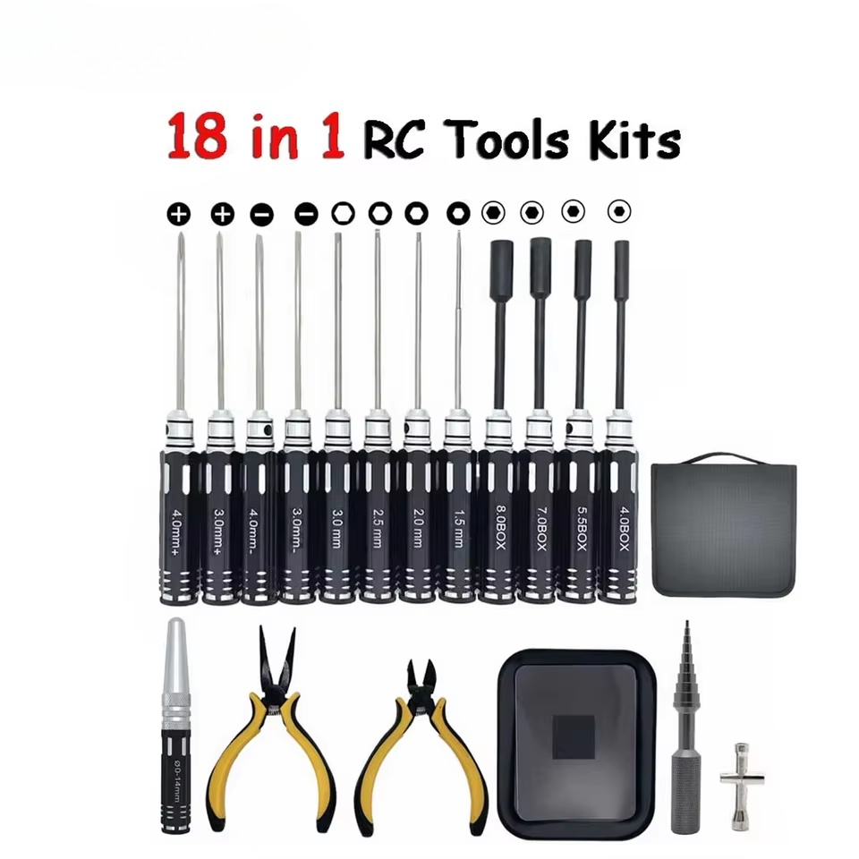 Socket Set - مجموعة أدوات RC 18 في 1،