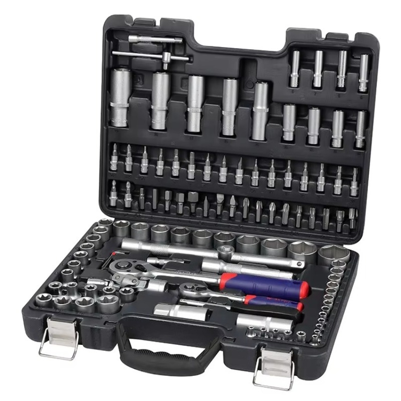 Socket Set - طقم أدوات إصلاح السيارات الاحترافية 108