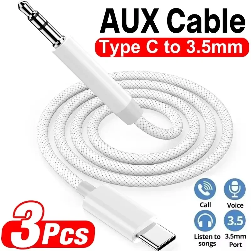 Car Jack - كابل صوت AUX من نوع USB-C