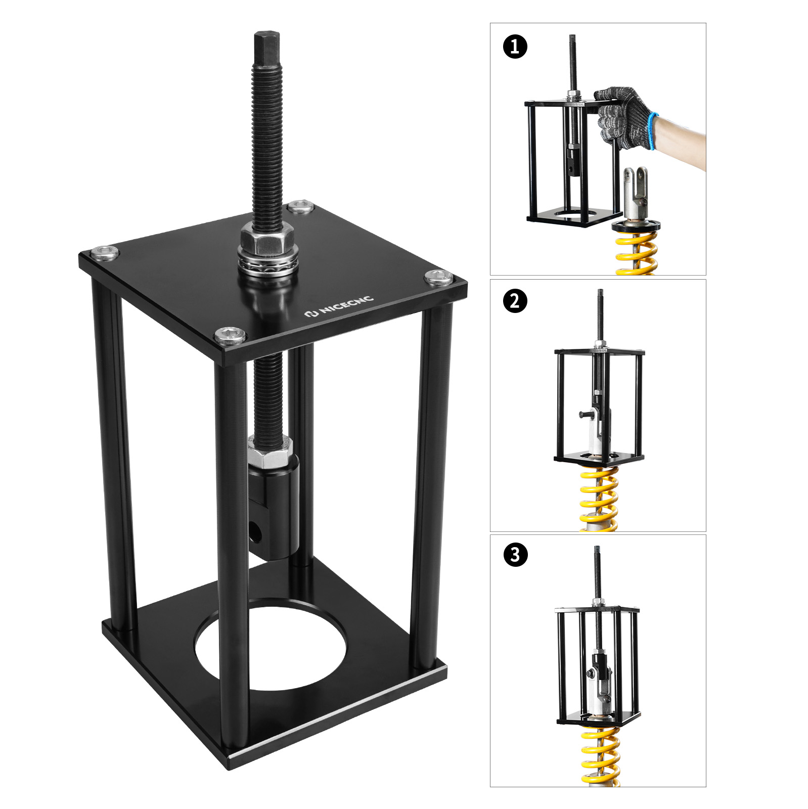 تعليق صدمة الربيع ضاغط أداة 60 - مراجعة Spring Compressor Tool وسعره